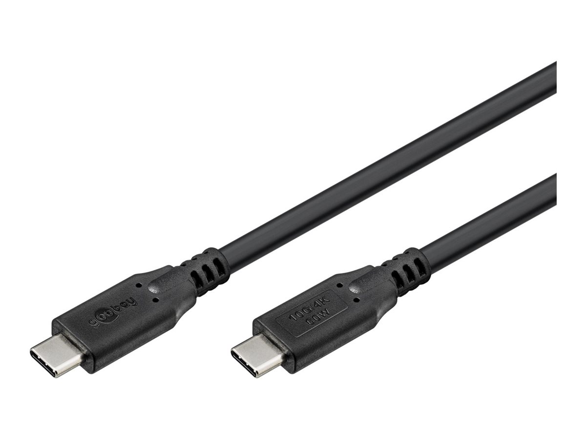 Goobay - USB-C Cable, USB 3.2, 60 W, 10 Gbit/s, Power Delivery - 74205