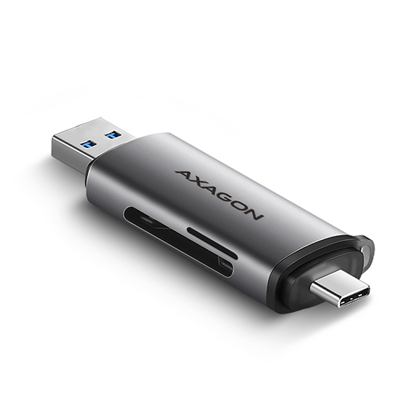 AXAGON Mobile USB 3.2 Gen 1card reader with USB-C and USB-A connectors - CRE-SAC
