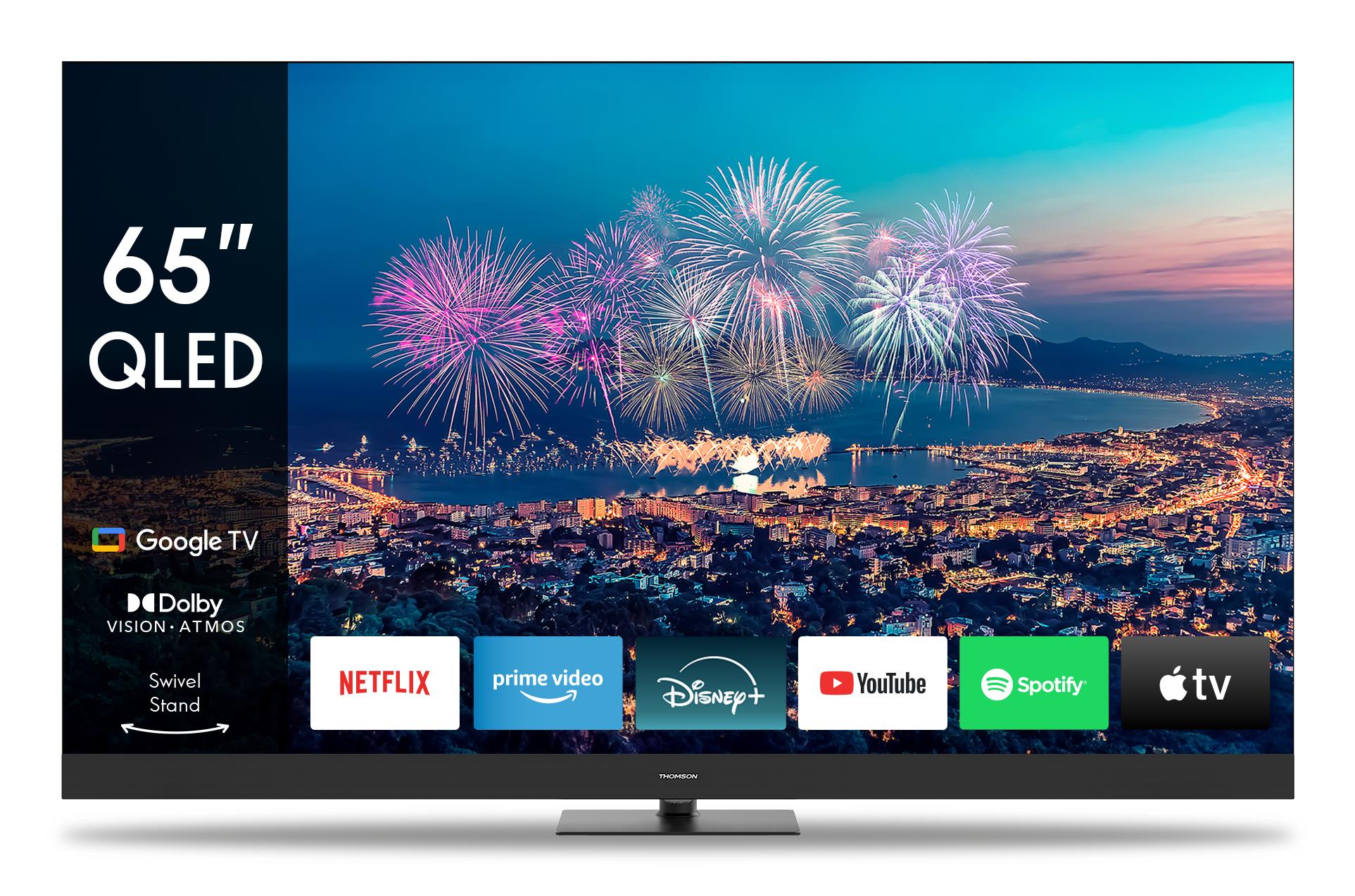 TV Set|THOMSON|65 "|4K Ultra HD|3840 x 2160 pixels|Flat|16:9|QLED|65QG6C14