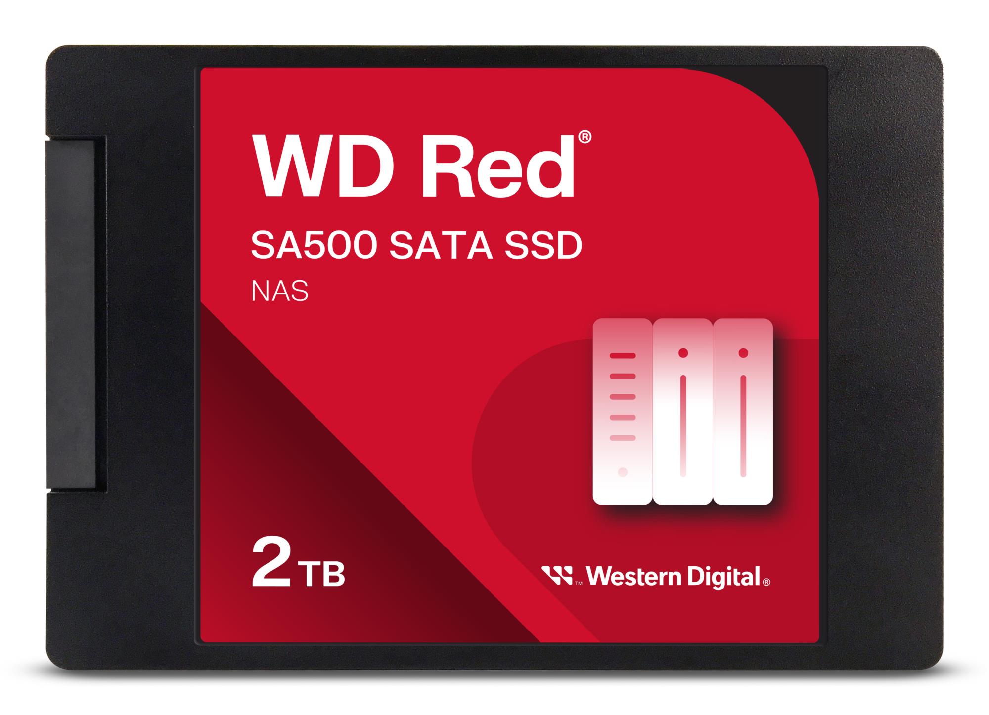 SSD|SANDISK|Red SA500|POWERED BY SANDISK|2000 GB|Serial ATA|Write speed 520 MB/s|Read speed 560 MB/s|2.5"|1300xTBW rating|WDS200T2R0A