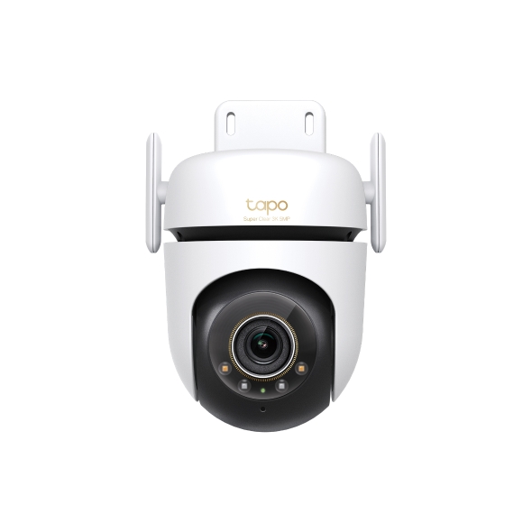 TP-LINK - Outdoor Pan/Tilt Security Wi-Fi Camera - Tapo C530WS - Dome - 5 MP - 3.2 mm/ F1.6 - IP66 - H.264 - Micro SD, Max. 512 GB
