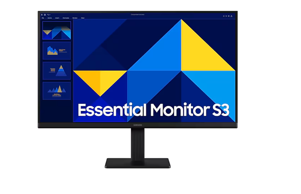 Samsung - LS24D300GAUXEN - 24 " - IPS - 16:9 - 100 Hz - 5 ms - 1920 x 1080 pixels - 250 cd/m² - HDMI ports quantity 1 - Black