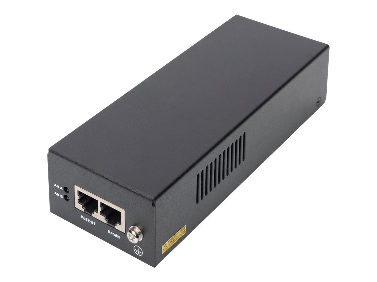 Digitus Gigabit Ethernet PoE++ Injector, 802.3bt, 85 W - DN-95109