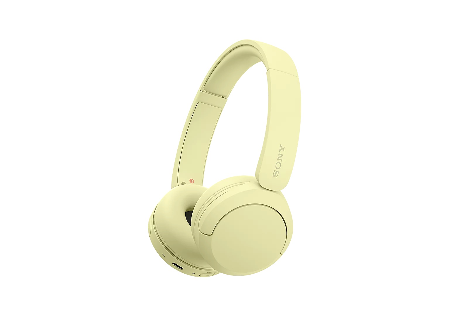 Sony Headphones - WH-CH520 - Bluetooth - On-Ear - Yellow - Wireless
