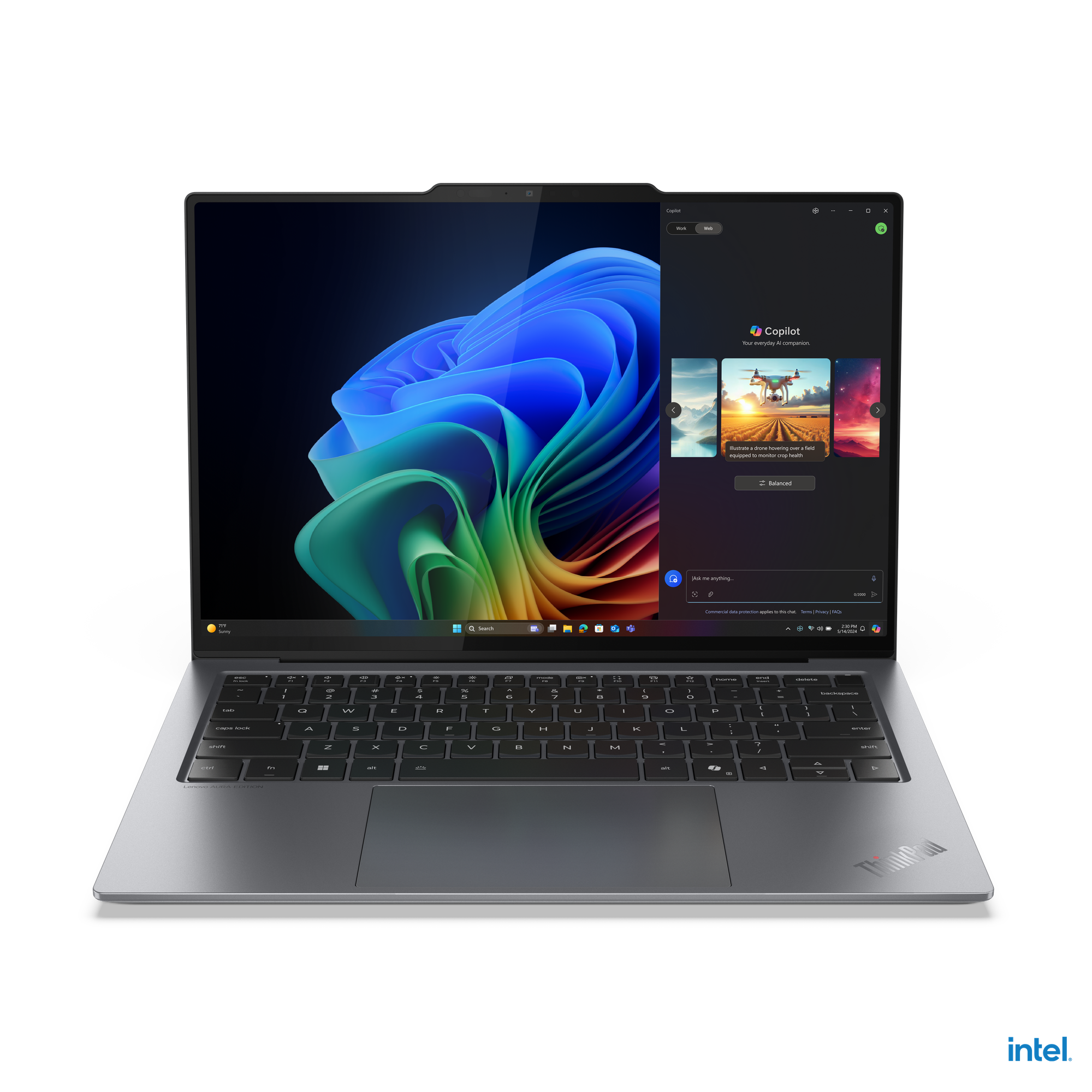 Lenovo ThinkPad X9-14 G1 Intel - Grey - 14 " - OLED - WUXGA - 1920 x 1200 pixels - Anti-glare - Intel Core Ultra 7 - 258V - 32 GB - Soldered LPDDR5x - Solid-state drive capacity 1000 GB - Intel Arc Graphics - Windows 11 Pro - 802.11be - Bluetooth version 