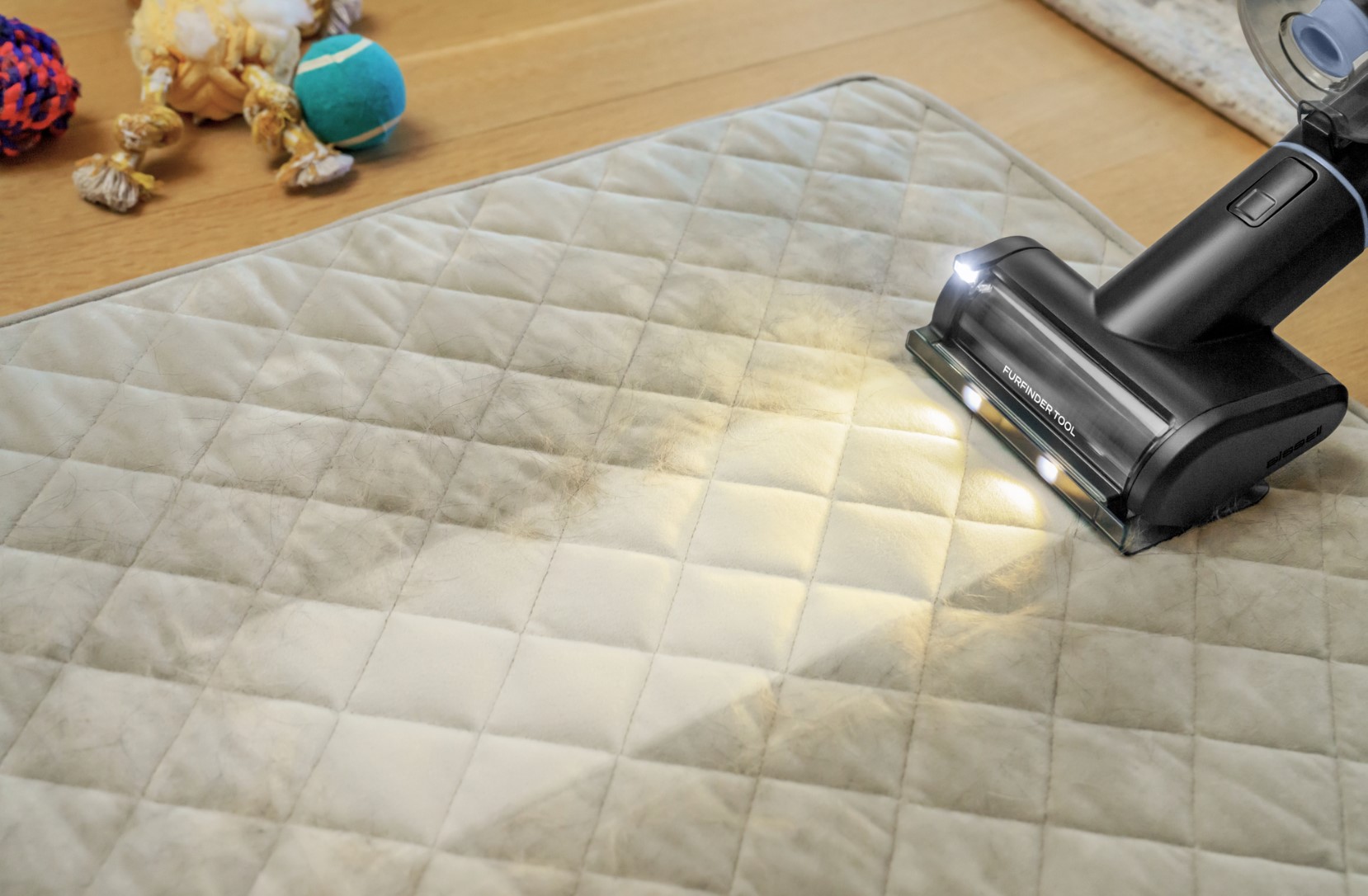 Bissell Stick Vacuum - PowerClean FurFinder Select - Cordless operating - 200 W - 25.2 V - Operating time (max) 40 min - Black/Titanium/Lake Blue - Warranty 60 month(s) - Battery warranty 24 month(s)