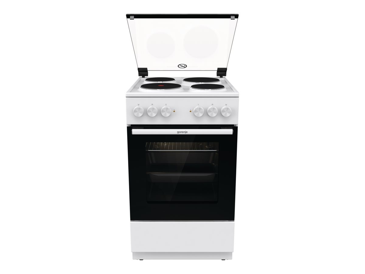 Gorenje Cooker - GE5A21WH - Hob type Electric - Oven type Electric - White - Width 50 cm - Grilling - Depth 59.4 cm - 68 L