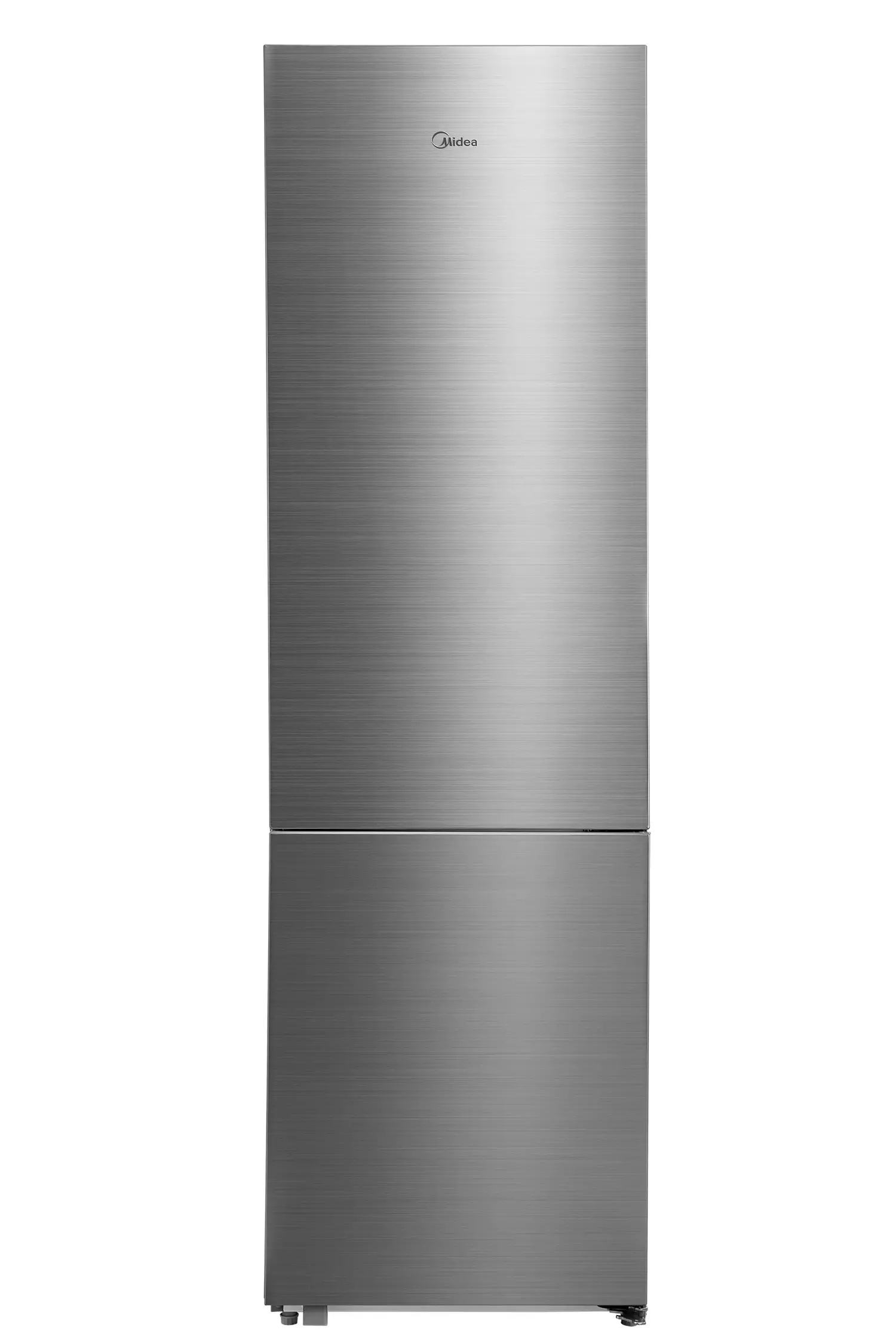 Midea Refrigerator - MDRB600MME46 - Energy efficiency class E - Free standing - Combi - Height 201 cm - No Frost system - Fridge net capacity 313 L - Freezer net capacity 130 L - Display - 35 dB - Stainless steel