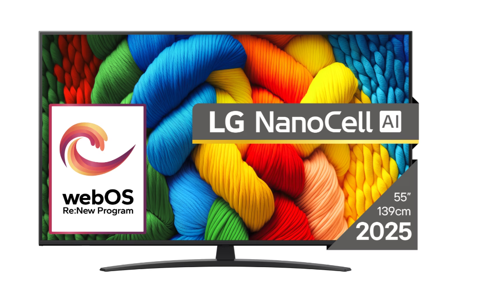 LG 55NANO81A3A - 55 - Smart TV - webOS 25 - UHD