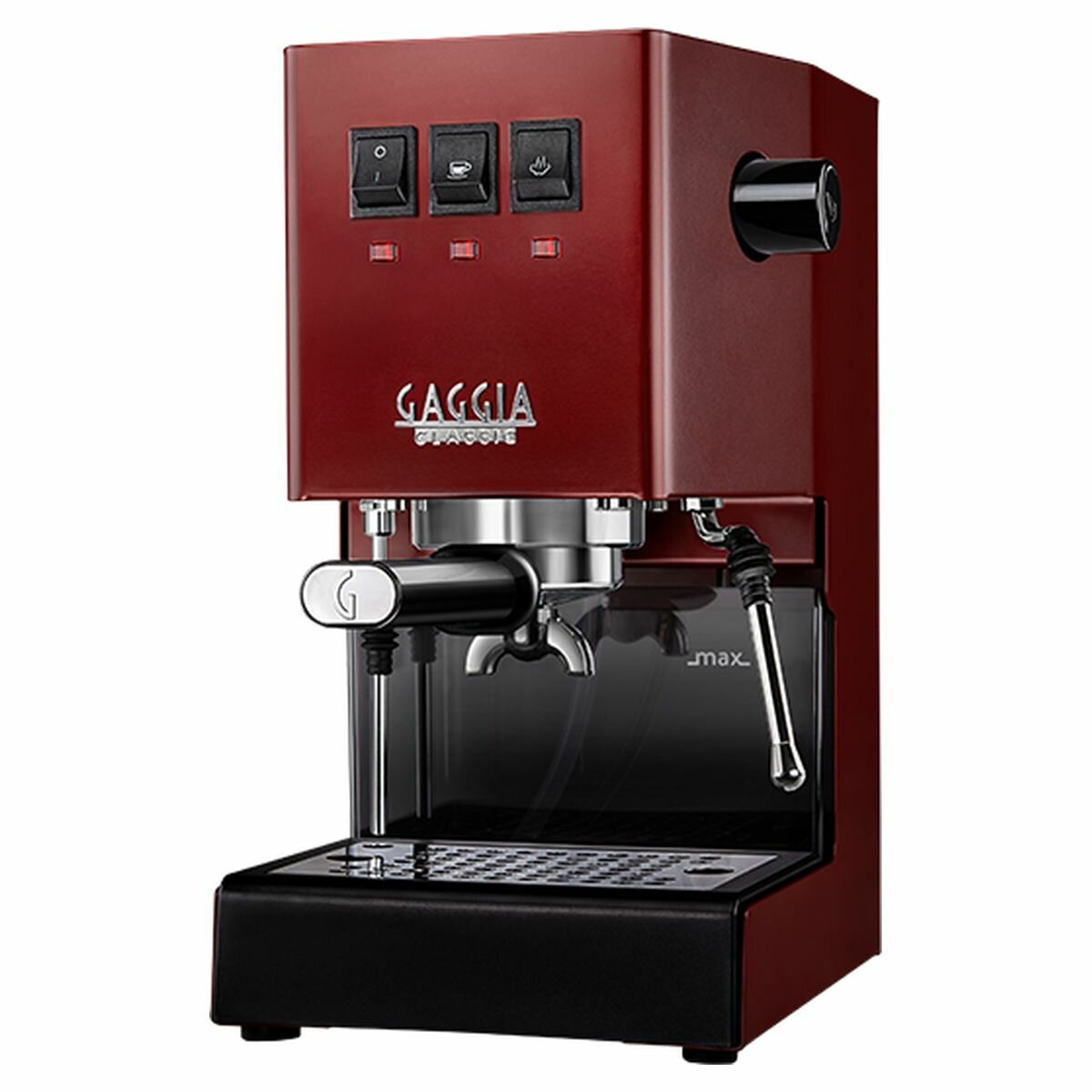 Gaggia - Coffee Maker - RI9481/12 Classic E24 - Pump pressure 15 bar - Built-in milk frother - Semi-automatic - Cherry Red