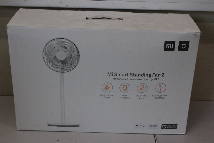 SALE OUT. Xiaomi Smart Standing Fan 2 Pro EU - BHR5856EU - Stand Fan - USED, WITHOUT ORIGINAL PACKAGING, MISSING: LOWER STAND, HEX KEY, FAN SCREW AND POWER CABLE - White - Oscillation - 24 W