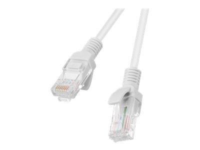 Lanberg - Patch cable - CAT 6 - RJ-45 - male - RJ-45 - male - RJ-45 - PCU6-10CC-0500-S - 5 m - Grey