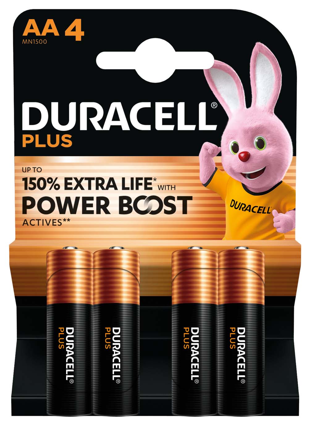Duracell Plus Boost MN1500 BL4 - AA - 4 pc(s)
