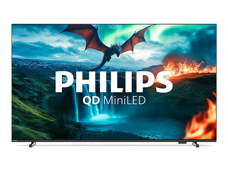 Philips QD MiniLED 4K TV - 55MLED820/12 - 55 - Smart TV - TITAN OS - Black