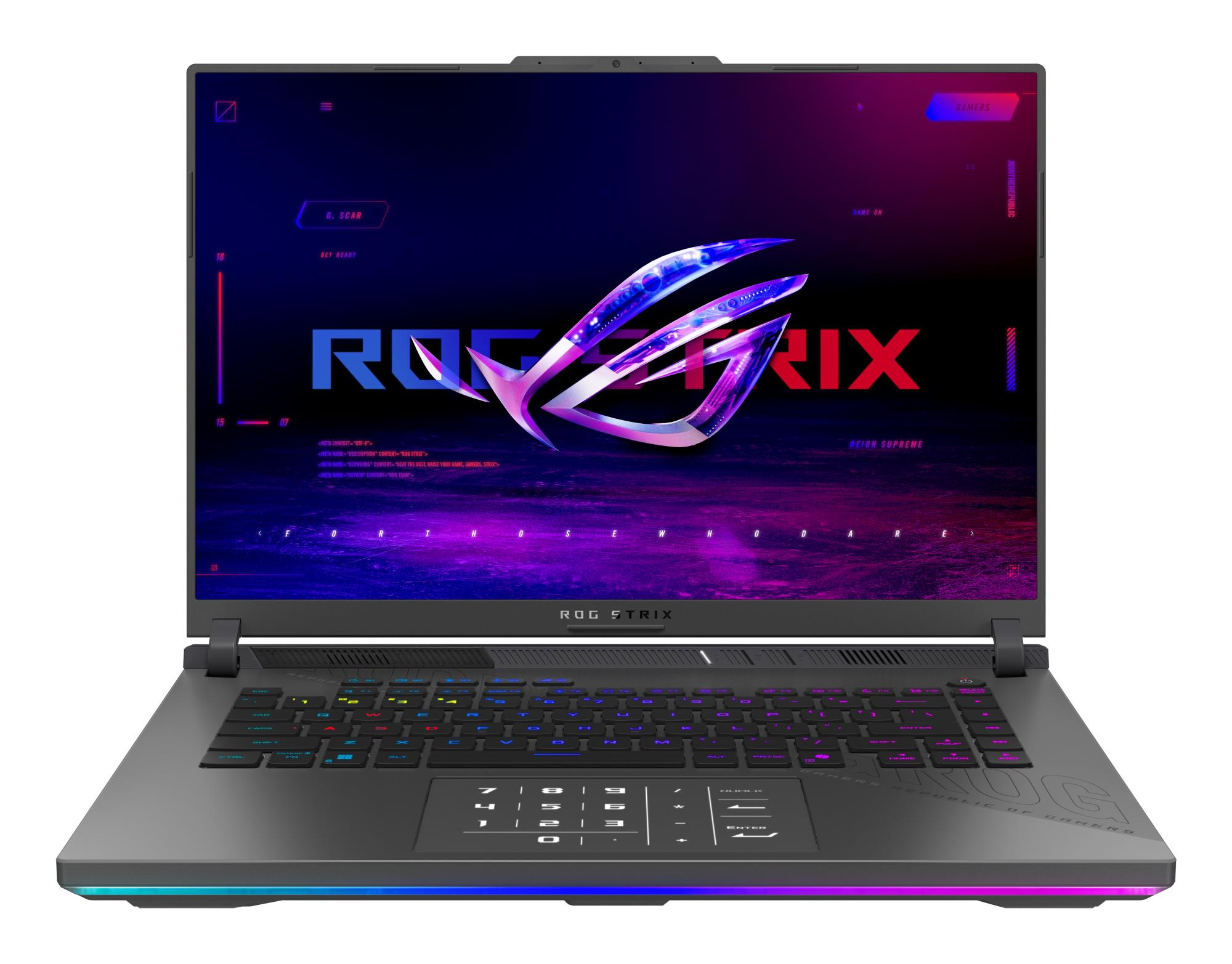 Notebook|ASUS|ROG Strix|G16 (2025)|G614FR-S5022W|CPU  Ryzen 9|9955HX|2500 MHz|16"|2560x1600|RAM 16GB|DDR5|5600 MHz|SSD 1TB|NVIDIA GeForce RTX 5070 Ti|12GB|ENG|Windows 11 Home|2.5 kg|90NR0NK8-M001X0