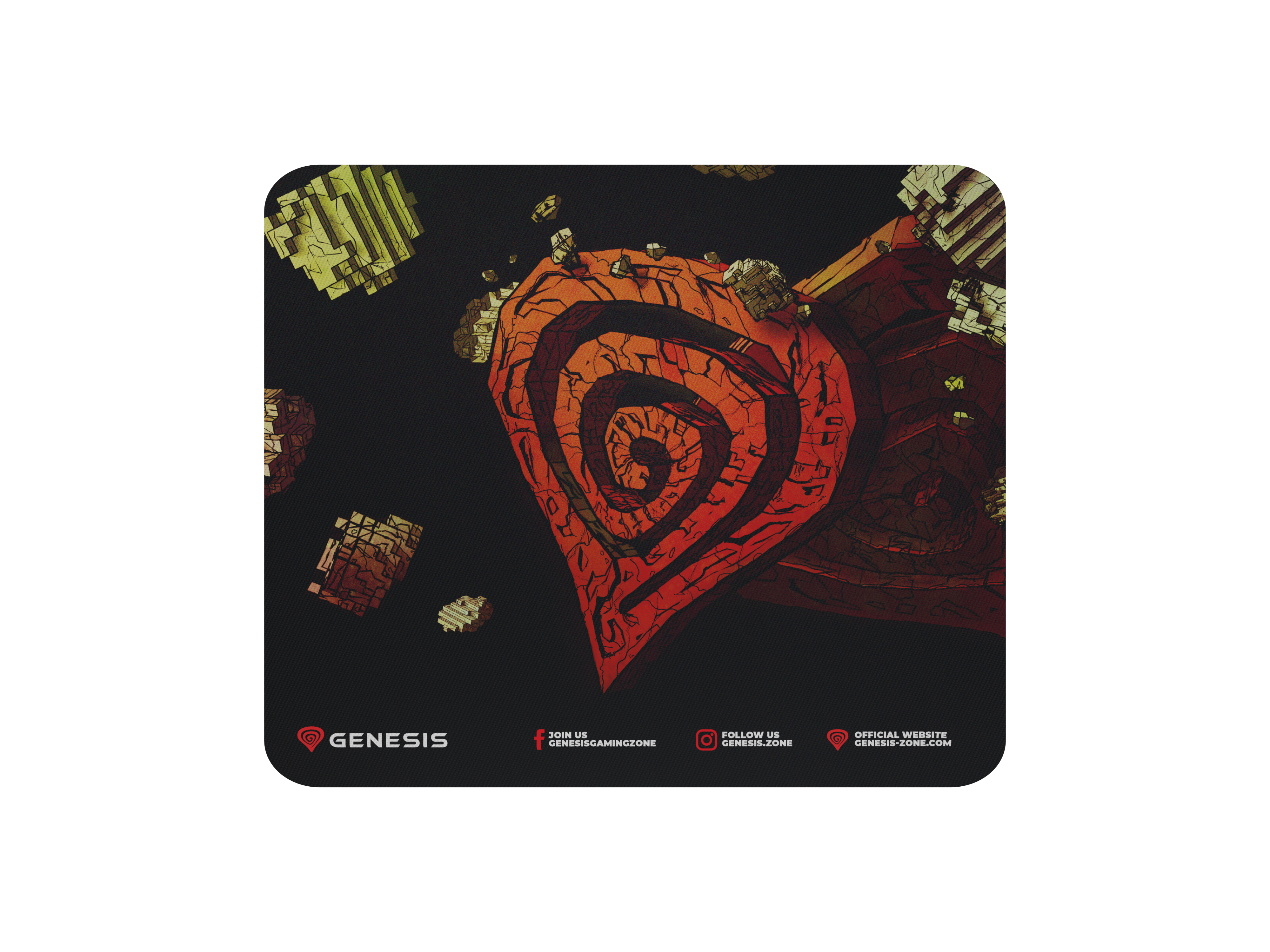 Genesis Ancient Stone of Genesis - Mouse pad - 210 x 250 x 2.5 mm - Multicolor