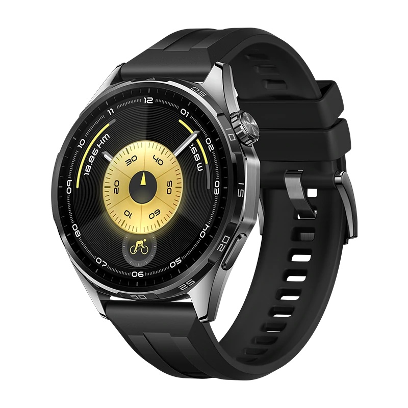 Huawei WATCH GT 6 46mm - Smart watch - GPS (satellite) - AMOLED - 1.47 inches - Waterproof - Black