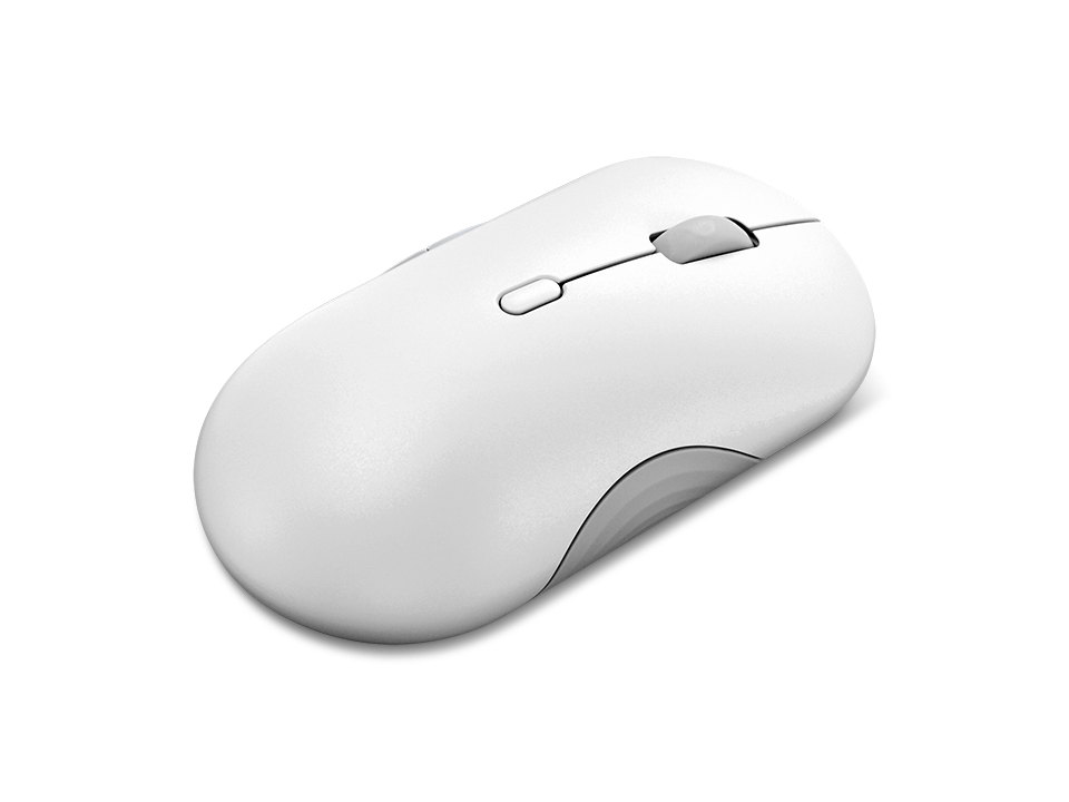 Lenovo 700 Multi-Device Wireless Silent Mouse - Wireless - 2.4G, Bluetooth 5.3 - Seashell