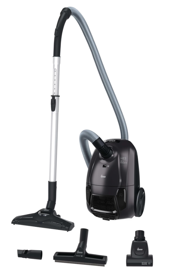 Hoover Vacuum Cleaner - HE120PET 011 - Bagged - Power 700 W - Dust capacity 2.5 L - Iron Grey