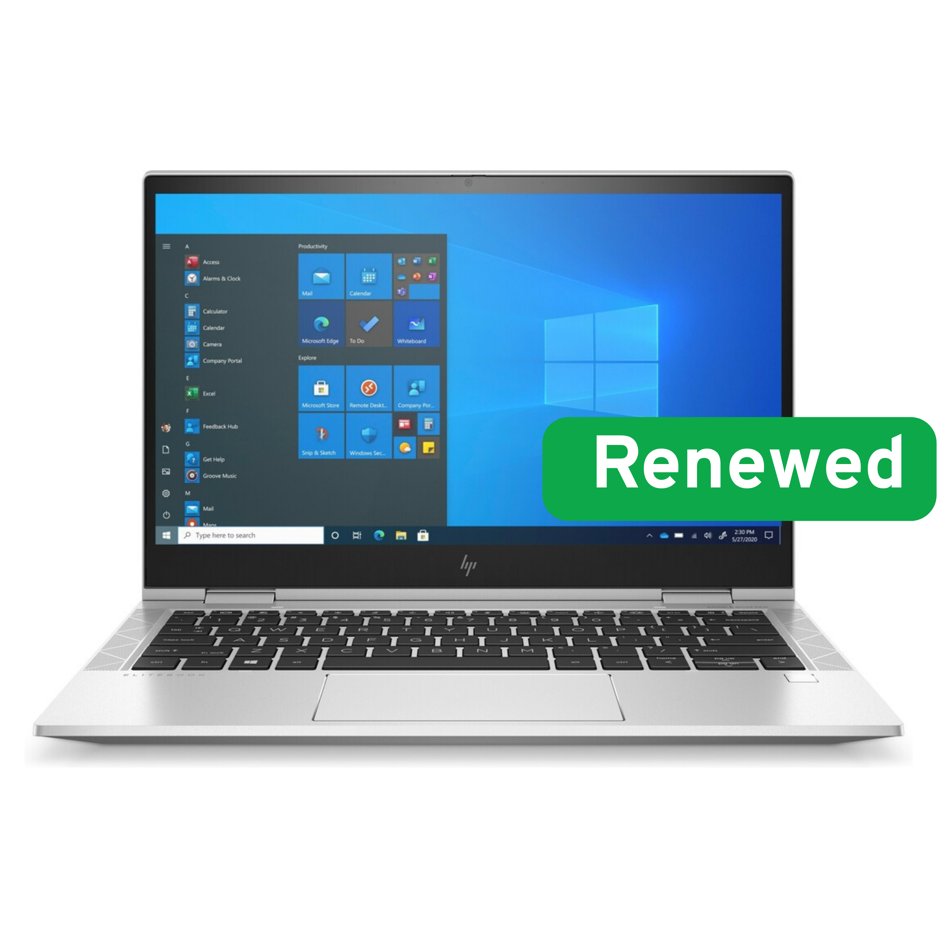 HP Renewed Grade B - EliteBook x360 830 G8 - 13.3 " - FHD - i5-1145G7 - 16 GB - SSD - 256 GB - Intel Iris Xe Graphics - Windows 11 Pro - Keyboard language US - 12 month(s)