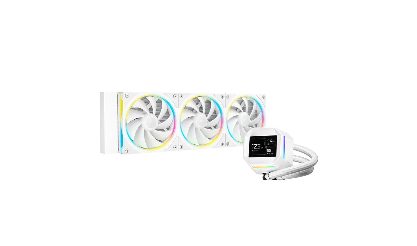 Deepcool Liquid CPU Cooler - LM360 WH - White - Intel, AMD