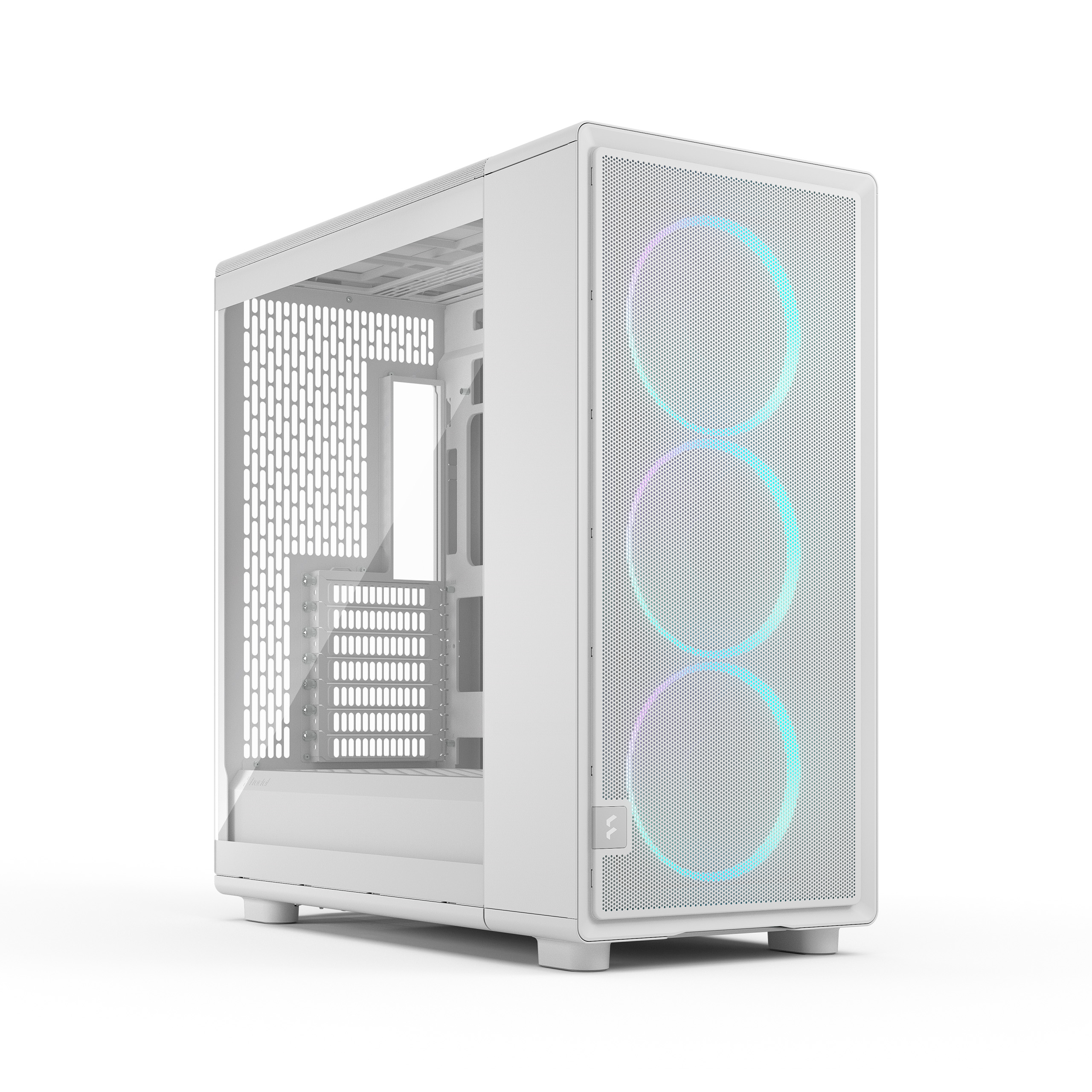 Fractal Design Case - Epoch XL - White TG RGB Clear Tint - ATX