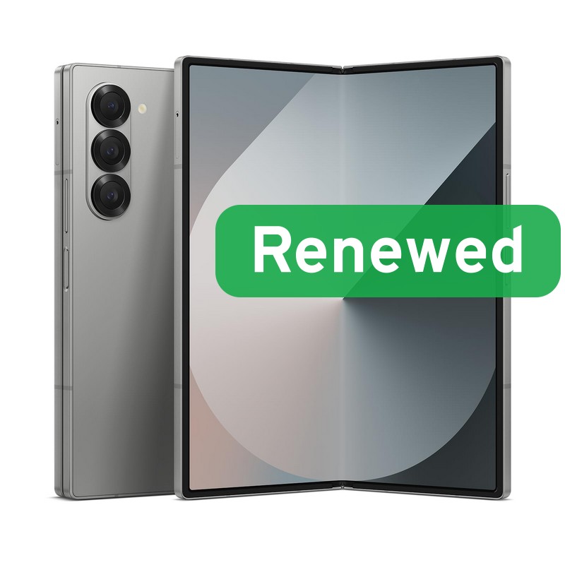 Samsung Renewed Grade A - Samsung Galaxy Z Fold 6 - Silver Shadow - 7.6 " - Foldable AMOLED - 256 GB - 5G - Android