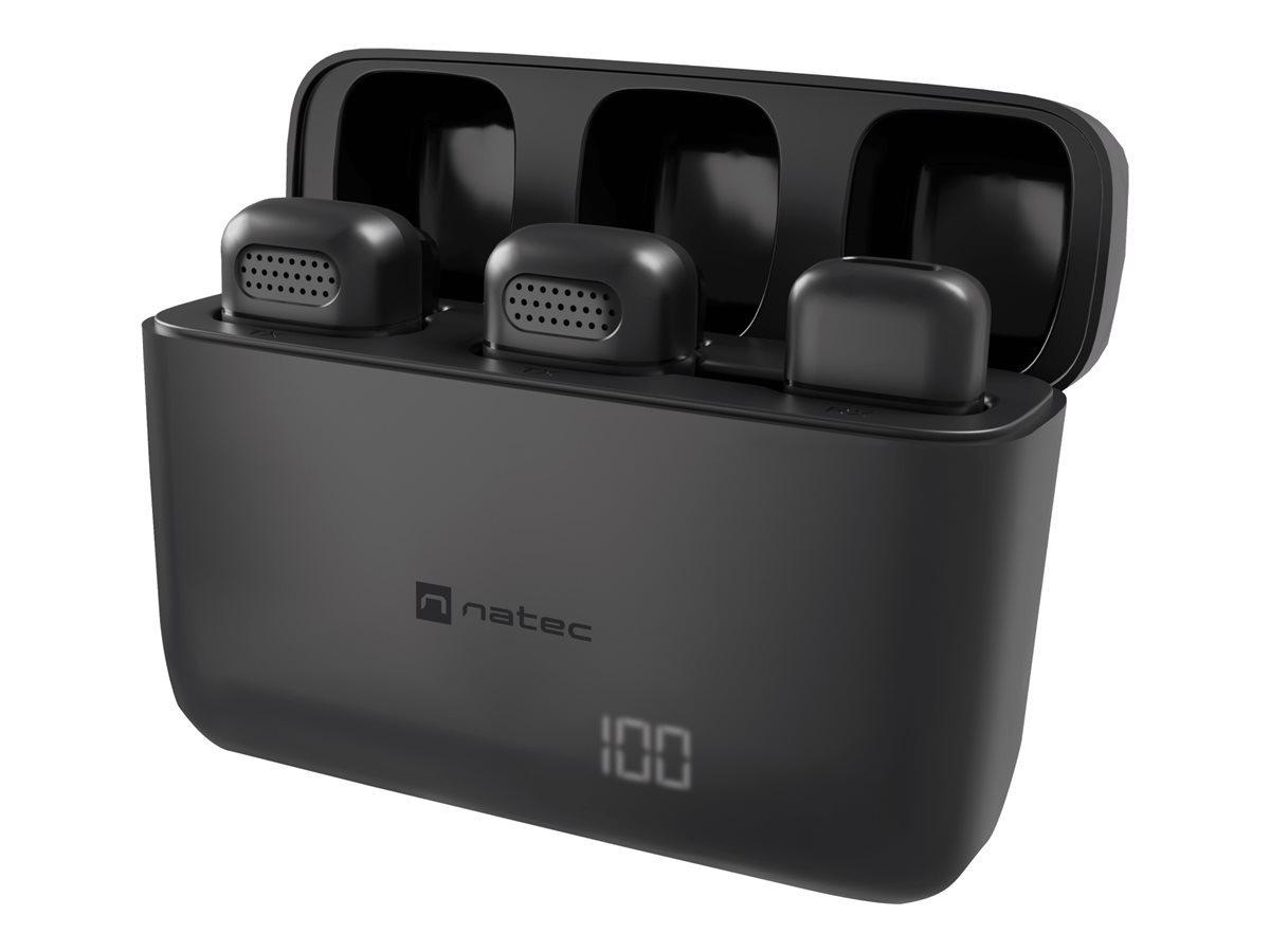 Natec - Microphone - NMI-2253 - Hopper - Black - Noise reduction