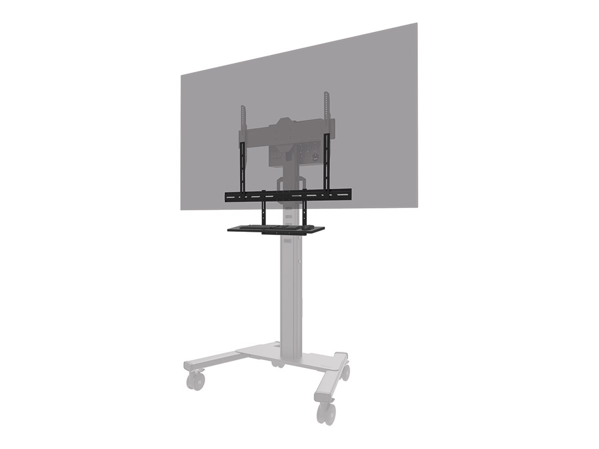 Neomounts Floor stand - AV40-500BL Keyboard Shelf Kit - Height adjustment - 43-110 " - Maximum weight (capacity) 2.5 kg - Black