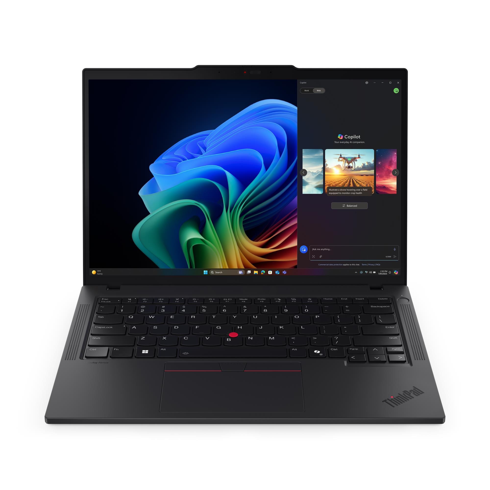 Lenovo ThinkPad T14 G6 Intel - Black - 14 " - IPS - WUXGA - 1920 x 1200 pixels - Anti-glare - Intel Core Ultra 5 - 226V - 16 GB - Soldered LPDDR5x - Solid-state drive capacity 512 GB - Intel Arc Graphics 130V - Windows 11 Pro - 802.11be - Bluetooth versio