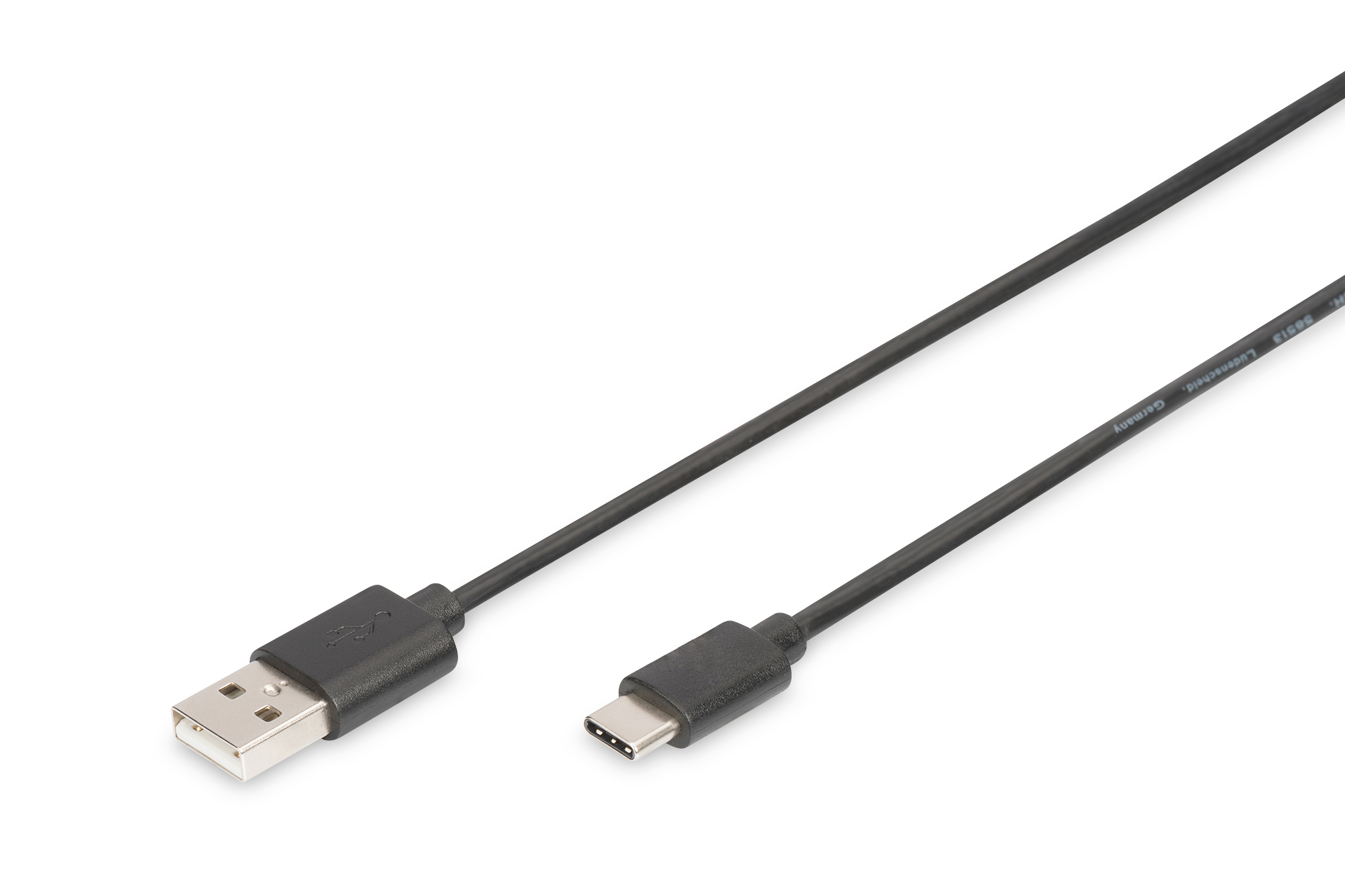 Digitus - USB Type-C connection cable, Type USB-A to USB-C - AK-300154-018-S