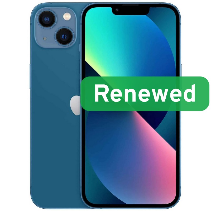 Apple Renewed Grade A - Apple iPhone 13 - Blue - 6.1 " - Super Retina XDR OLED - 128 GB - 5G - iOS