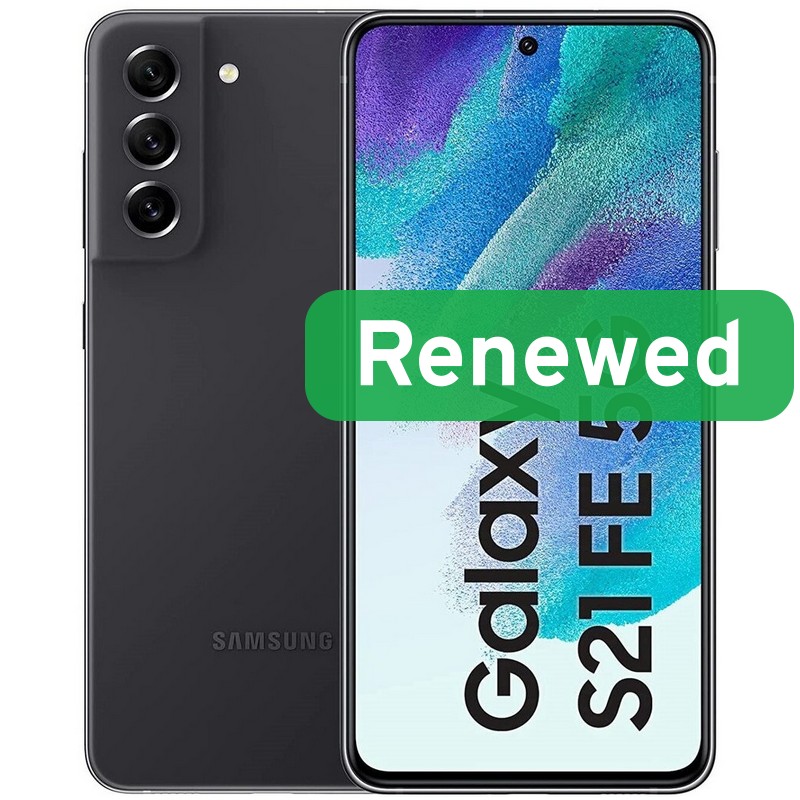 Samsung Renewed Grade C - Samsung Galaxy S21 FE - Graphite - 6.4 " - Dynamic AMOLED 2X - 128 GB - 5G - Android