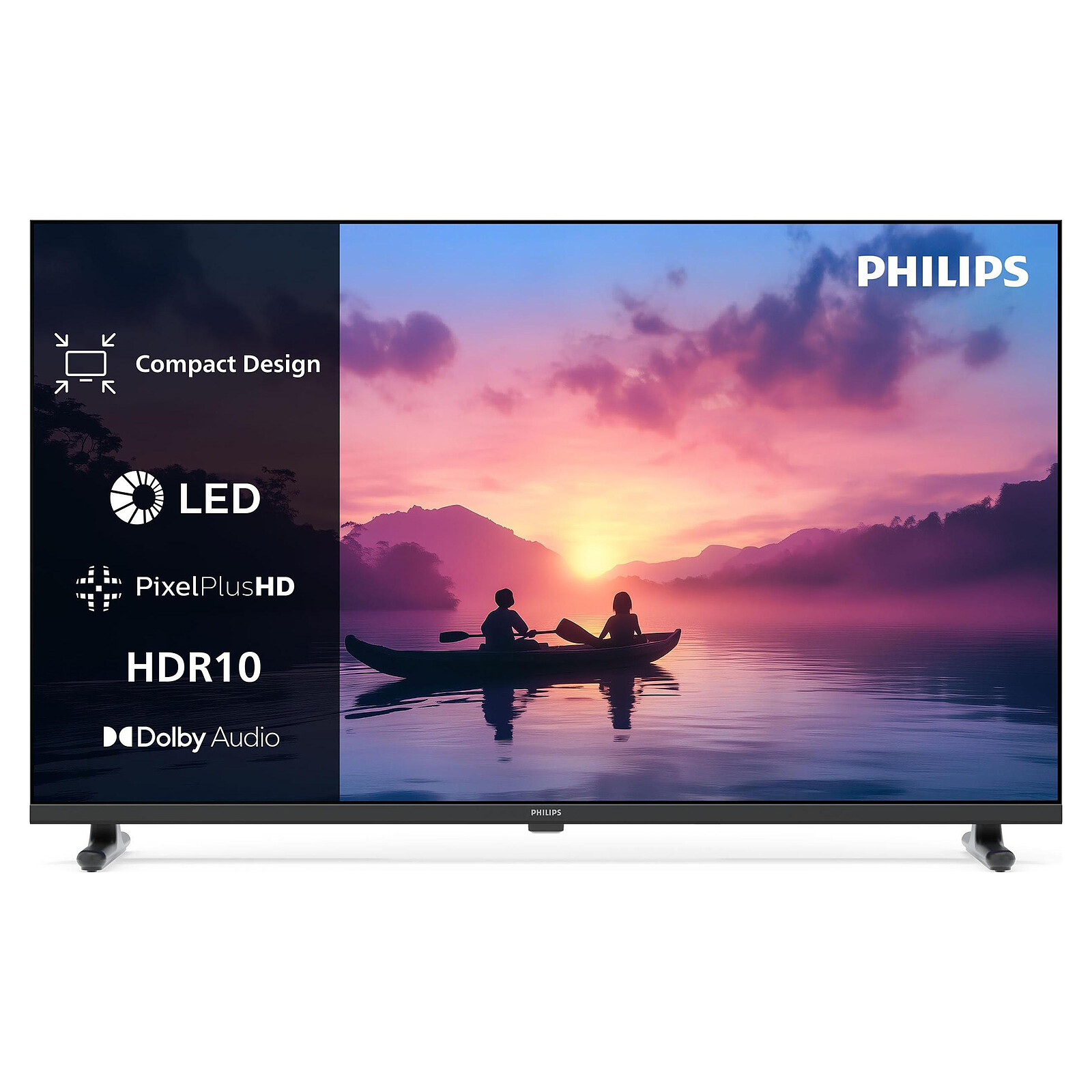 Philips 2K LED TV - 32PHS6050/12 - 32 - Smart TV - TITAN OS - Black