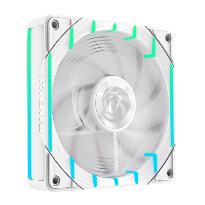 Gamemax Case Fan - TORNADO T12 ARGB-RW - White