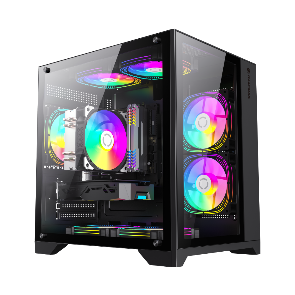 Gamemax Case - INFINITY MINI BK - M-ATX