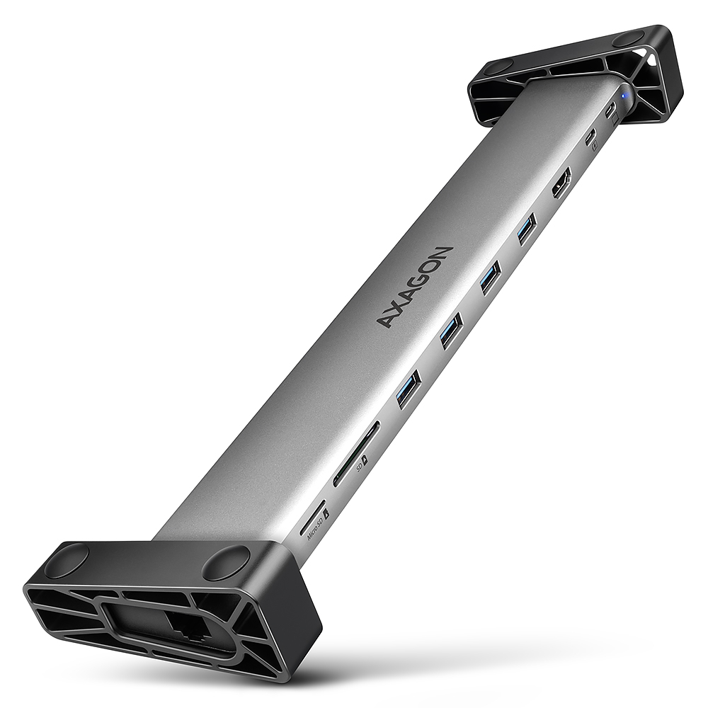 AXAGON USB-C 5Gbps LONGER 9in1 hub - HMC-10HLS