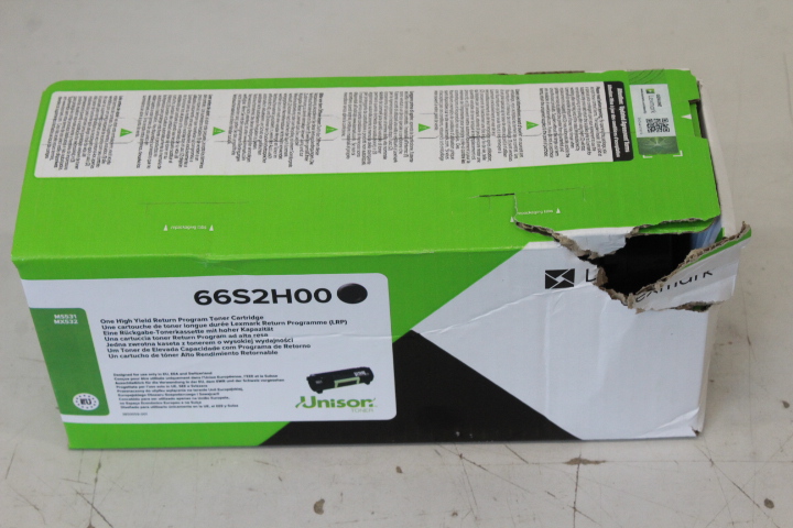 SALE OUT. Lexmark 66S2H00 - Cartridge CollecReturn Program (LRP) - Toner cartridge - Black & white - DAMAGED PACKAGING, SCRATCHED