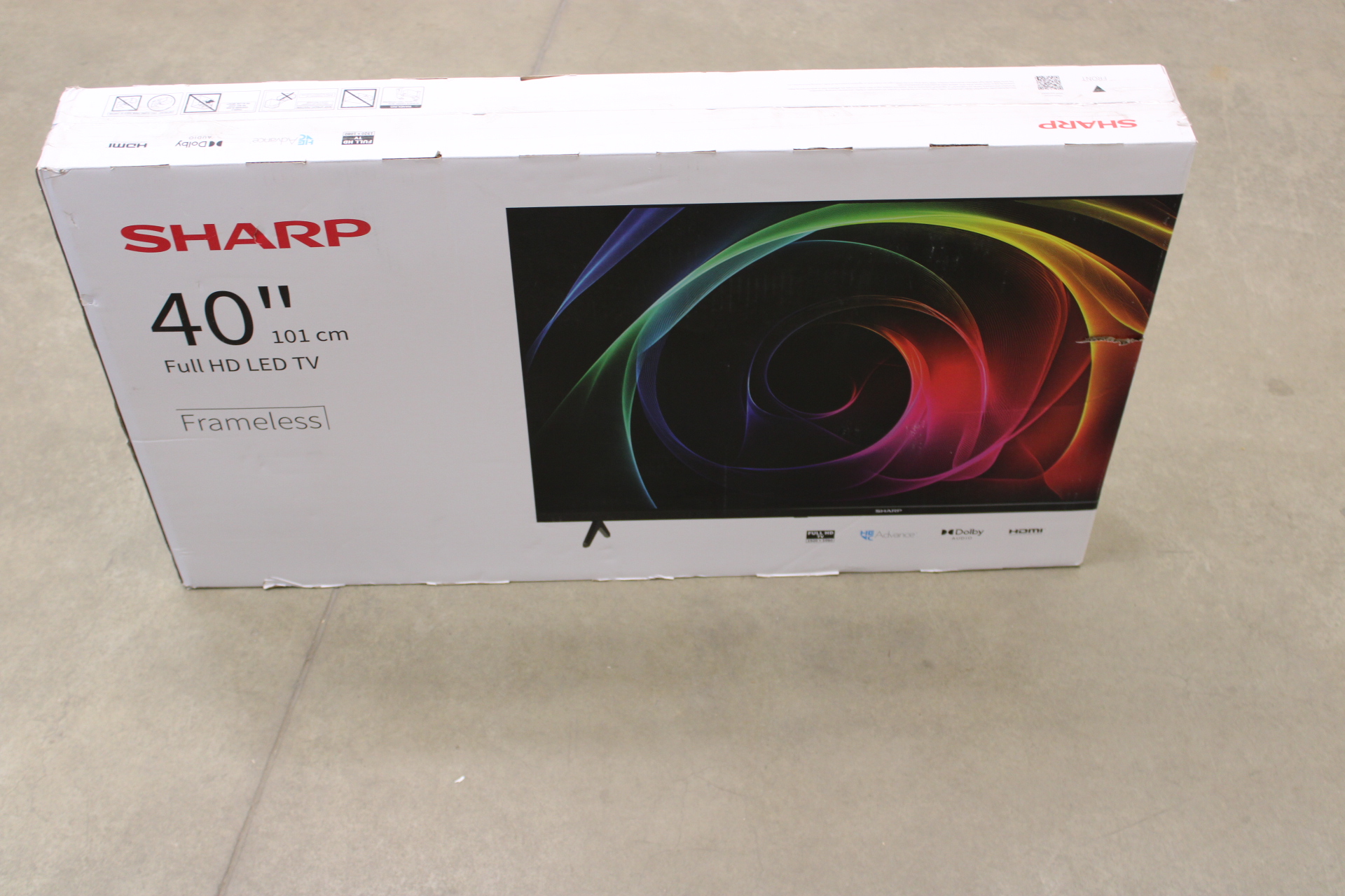 SALE OUT. Sharp 40HA1205E 40" (101cm) Full HD TV - SALE OUT. Sharp 40HA1205E - 40 - FHD - Black - DAMAGED PACKAGING