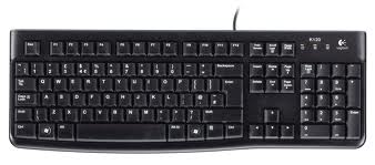 Logitech - K120 - Standard - Wired - EN/LT - Black