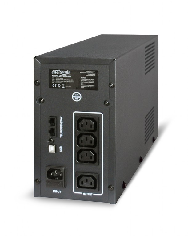 EnerGenie - UPS UPS-PC-1202AP - 1200 VA - 220 V - 220 V