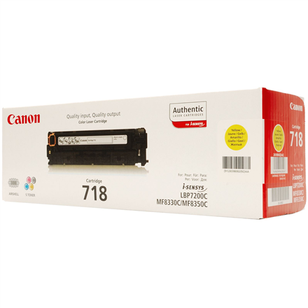 Canon 718 Y - Toner Cartridge - Yellow