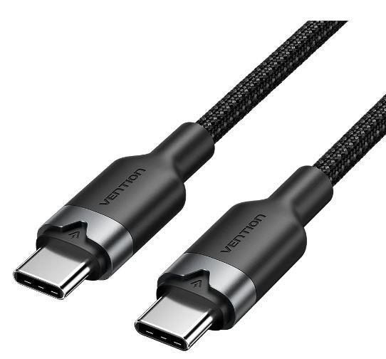 CABLE USB-C TO USB-C/2M BLACK TRDBH VENTION