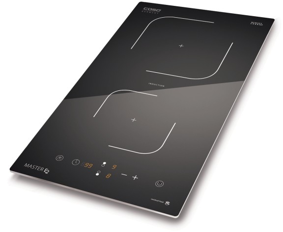 Caso - Hob - Master E2 - Induction - Number of burners/cooking zones 2 - Touch - Timer - Black