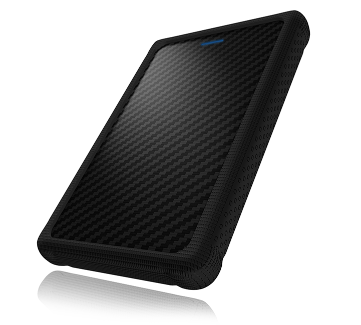 Raidsonic - ICY BOX - External enclosure for 2.5" SATA HDD/SSD with USB 3.0 interface and silicone protection sleeve - SATA - USB 3.0 - 2.5"