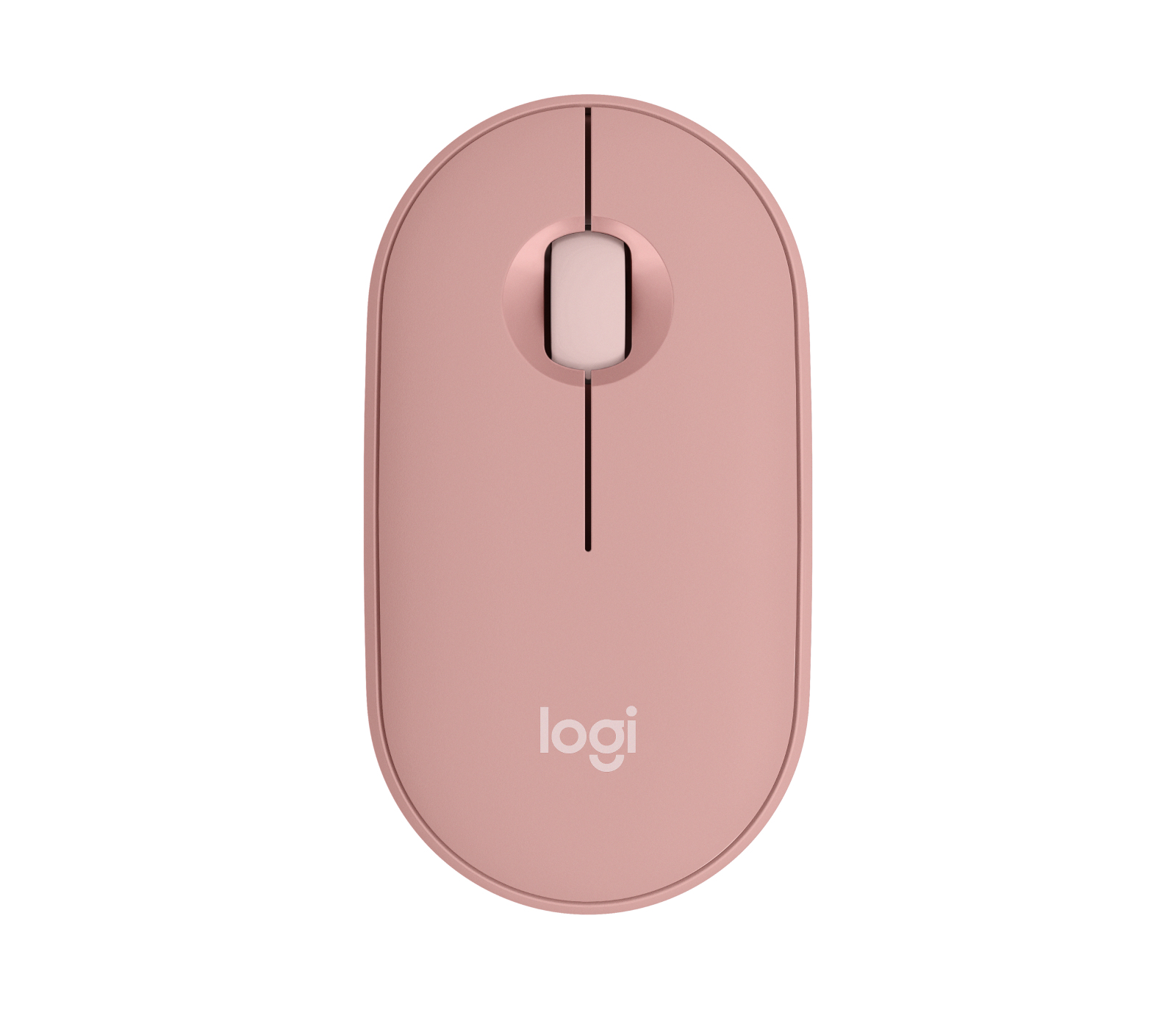 Logitech Mouse - Pebble 2 M350S - Wireless - Bluetooth - Tonal Rose