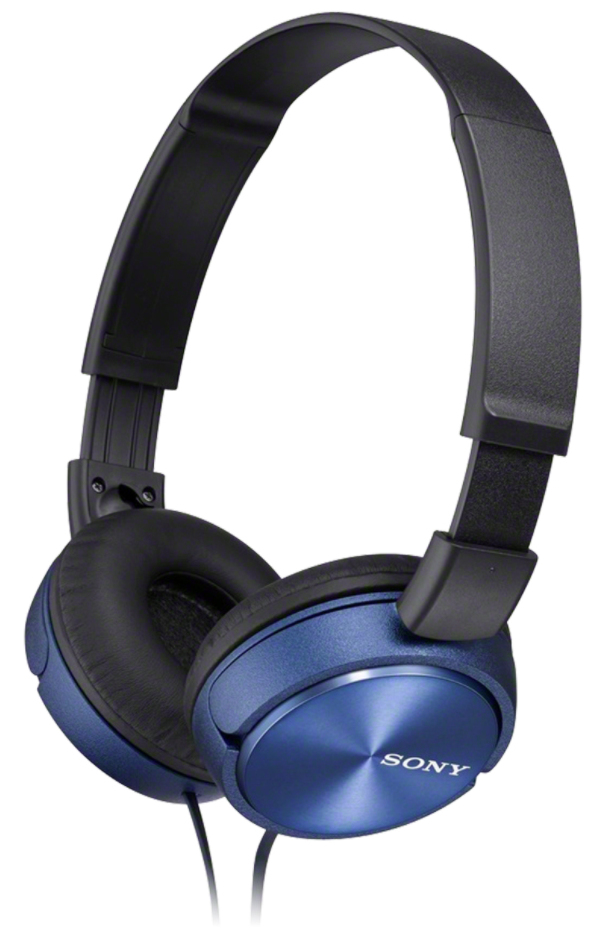 Sony - Foldable Headphones - MDR-ZX310 - Headband/On-Ear - Blue