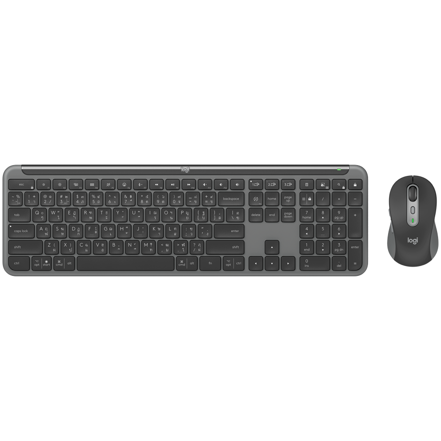 LOGITECH Signature Slim Combo MK950 for Business - GRAPHITE - US INT'L - 2.4GHZ/BT - INTNL-973