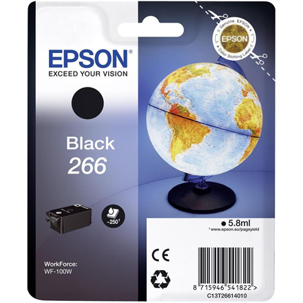 Epson 266 BK Ink Cartridge - Ink - Black