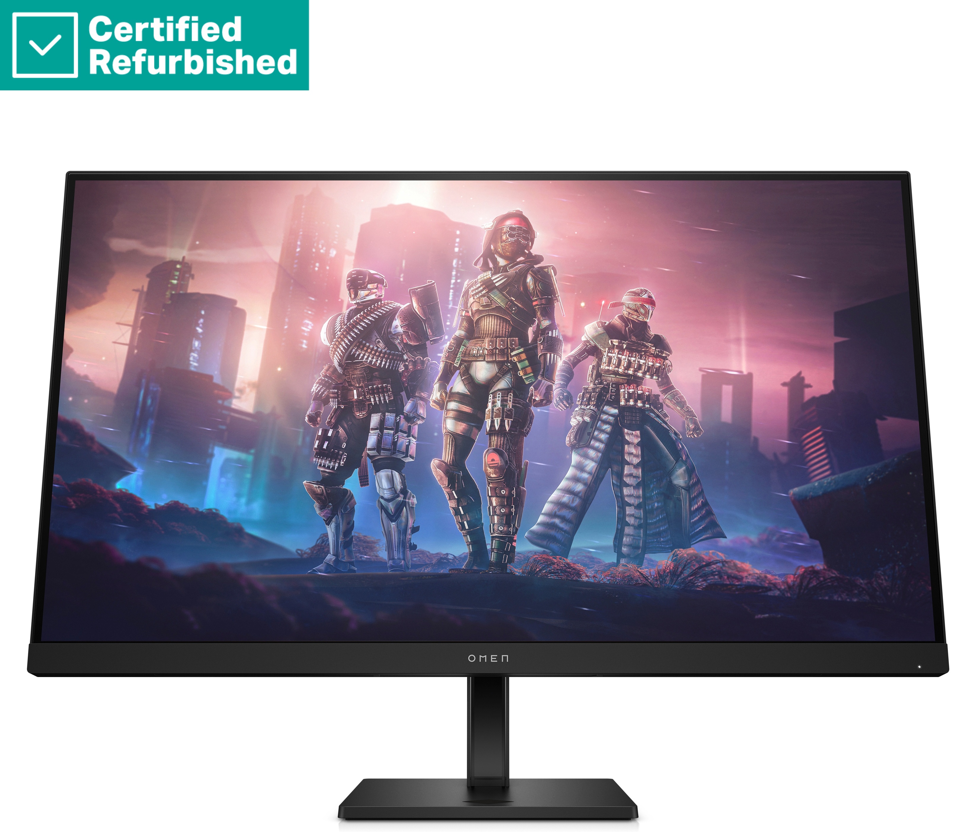 RENEW GOLD OMEN by HP 32q QHD Gaming Monitor - 31.5" 2560x1440 QHD 400-nit 165Hz AG, IPS HDR 400, 2x HDMI/DisplayPort, height adjustable/tilt/pivot, 1 years